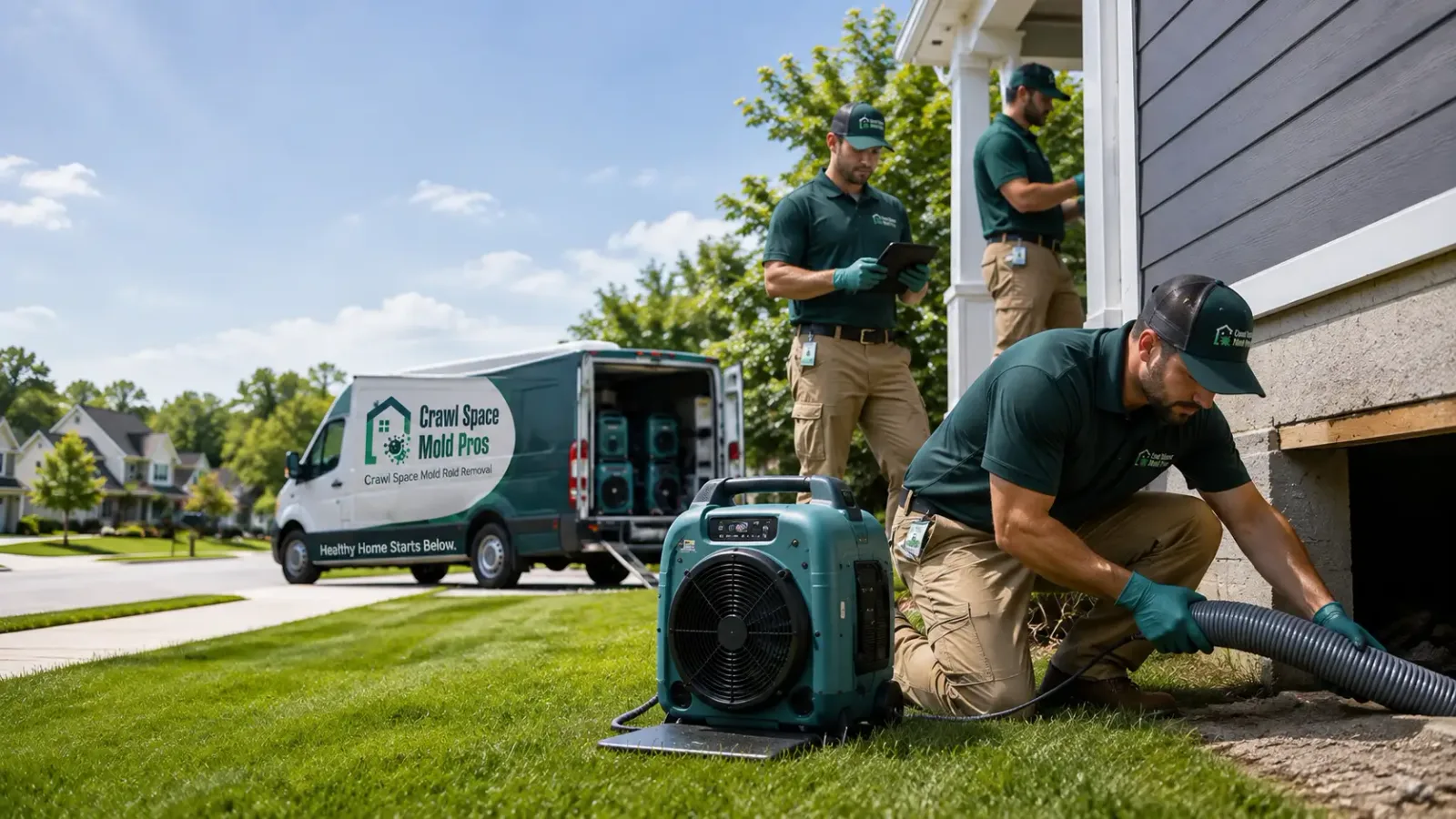 Crawl Space Mold Removal in Austinville, IA